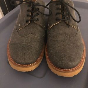 TOMS, Brogue Oxford Dress Shoes
Mens 13, Grey